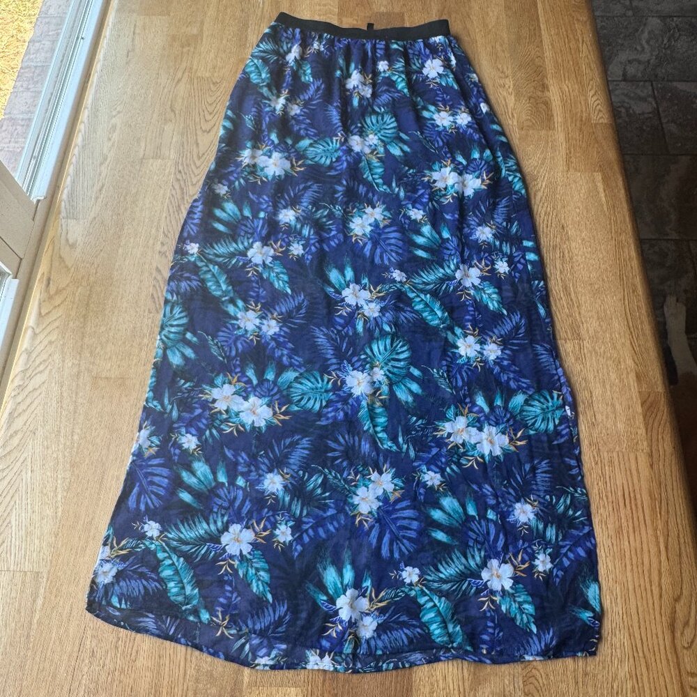 H&M Divided Tropical Floral Maxi Skirt US Size 6